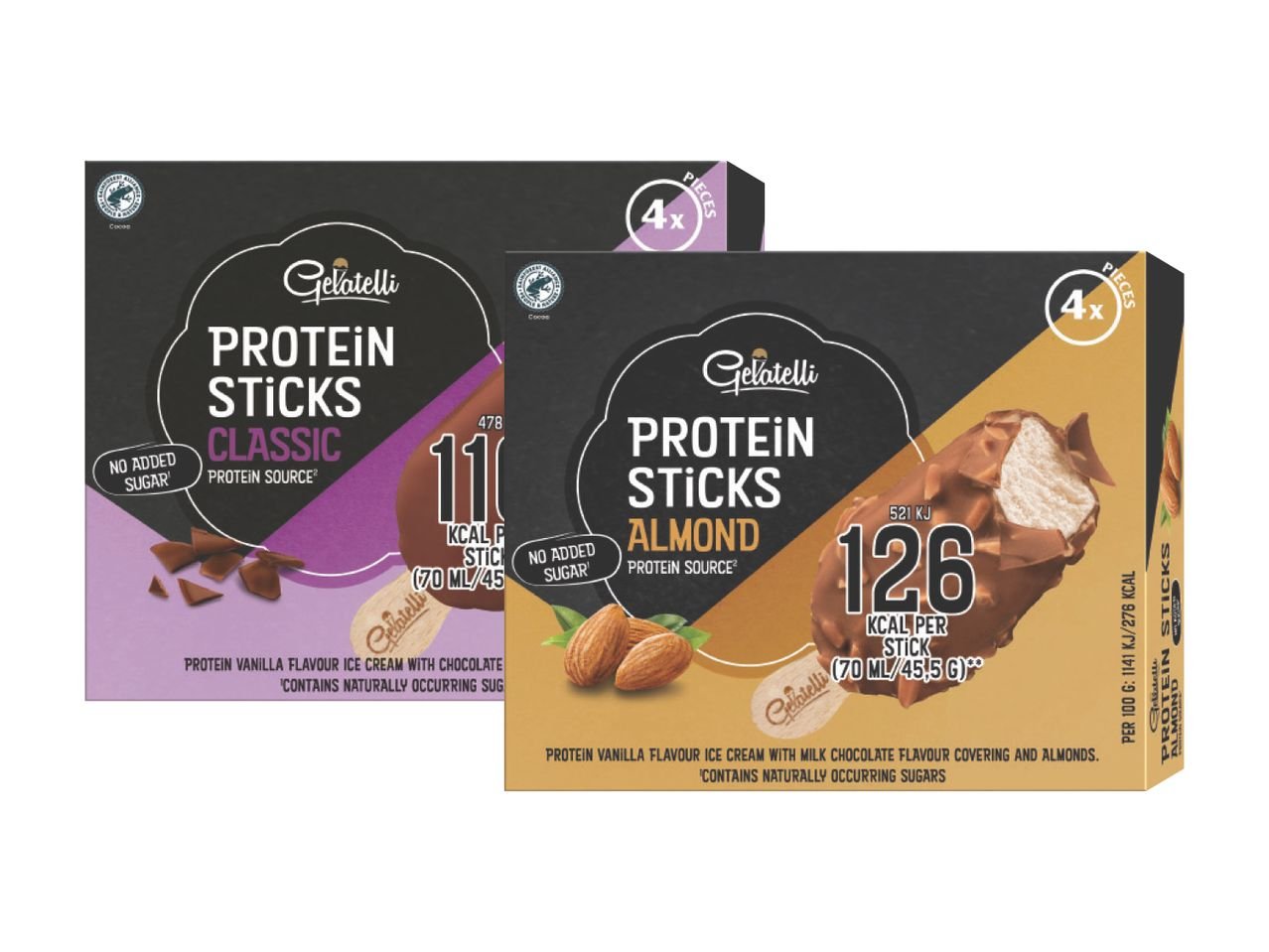 Stecco gelato proteico