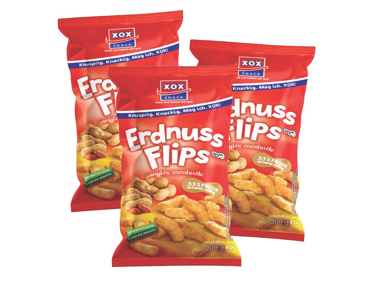 Cornetti di mais con arachidi