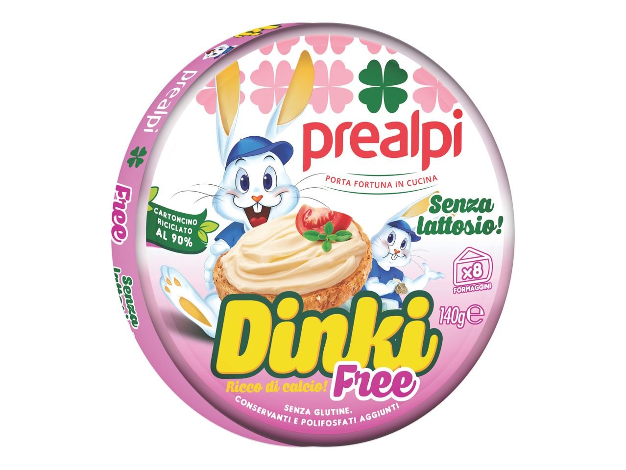 Formaggini senza lattosio