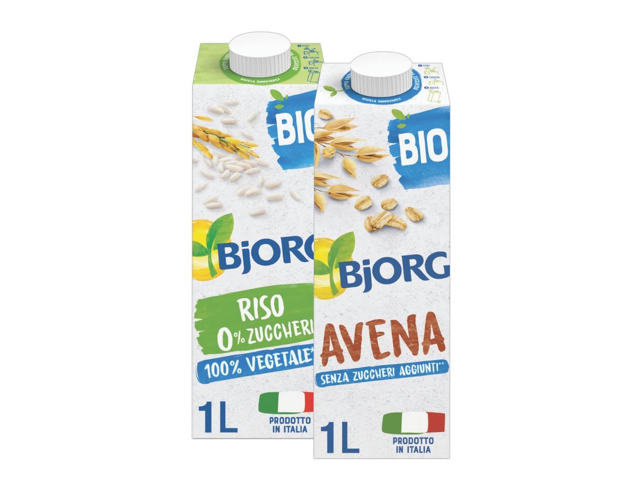 Bevanda vegetale di riso o avena Bio