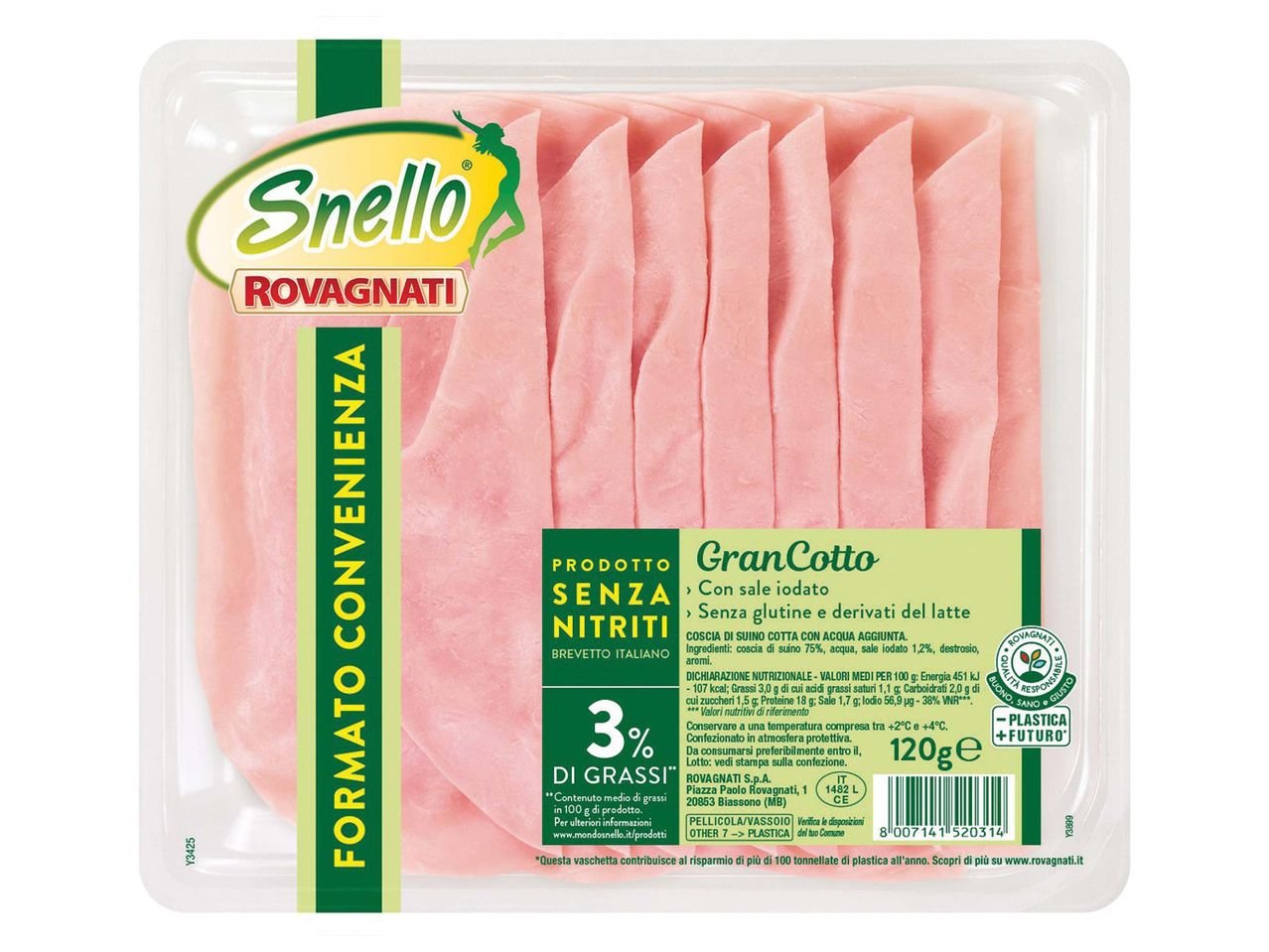Snello GranCotto Prosciutto Cotto