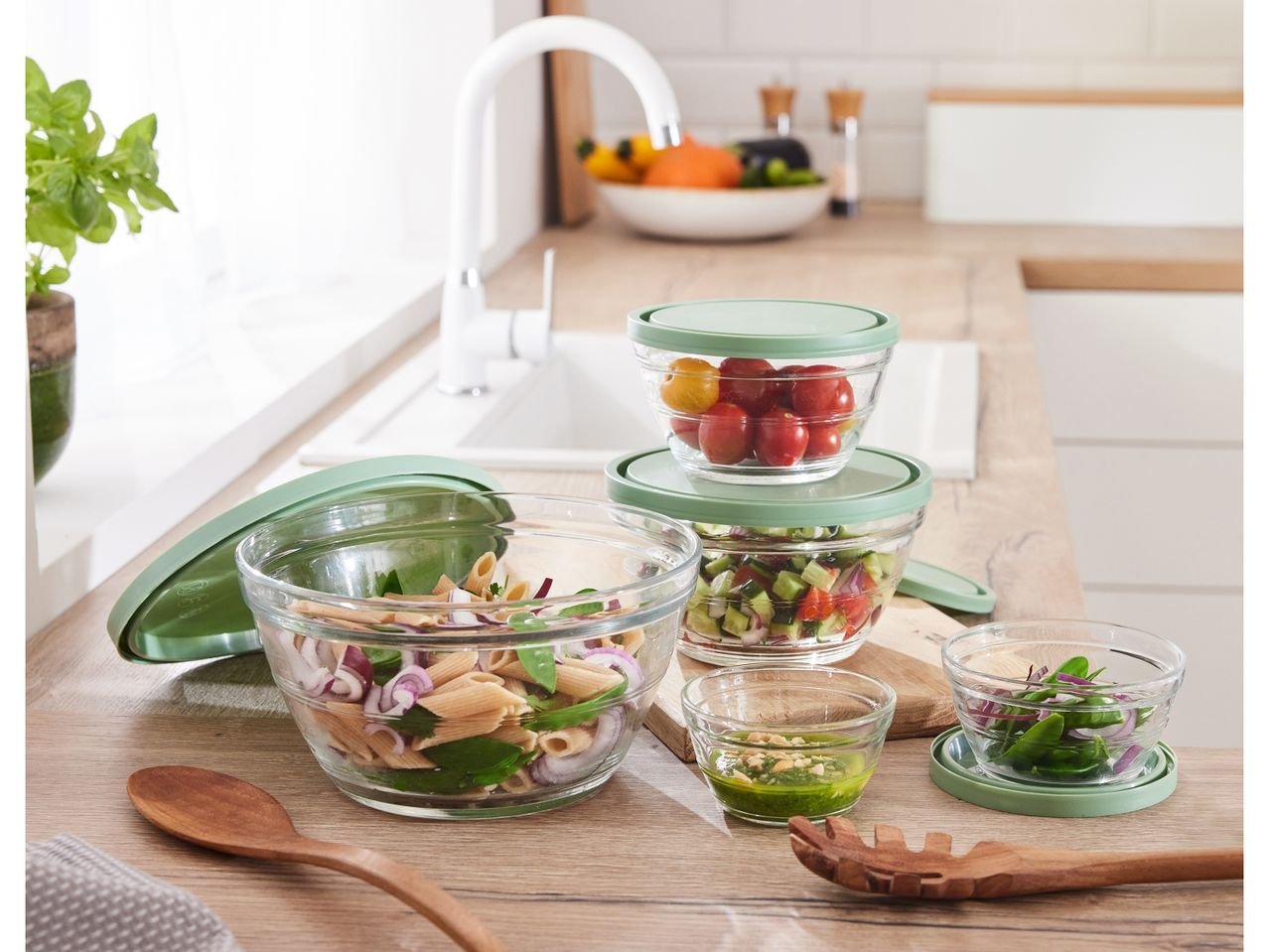 Set ciotole in vetro