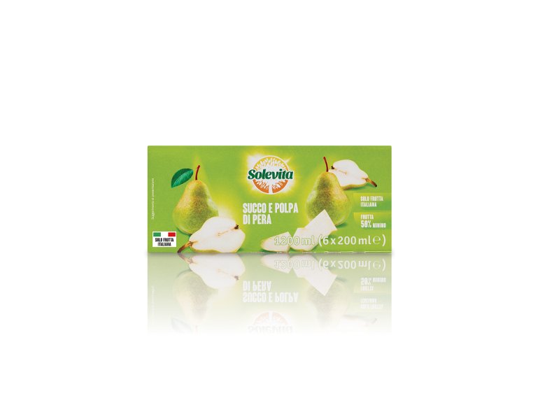 Succo e polpa di pera