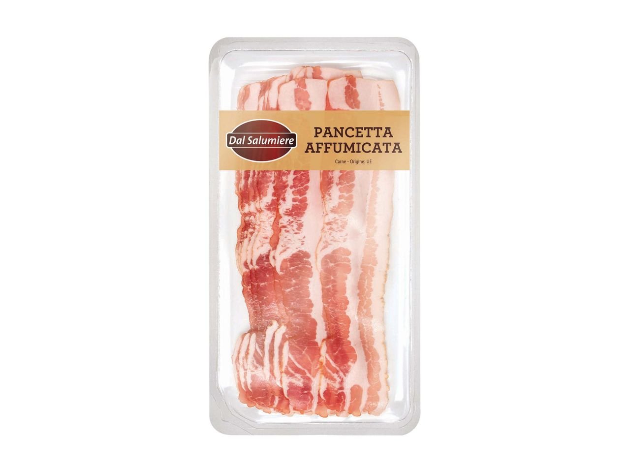 Pancetta affumicata a fette