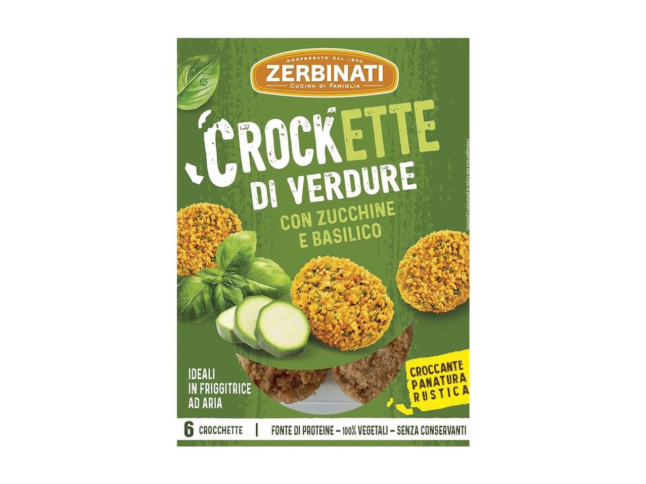 Crocchette di verdure con zucchine e basilico