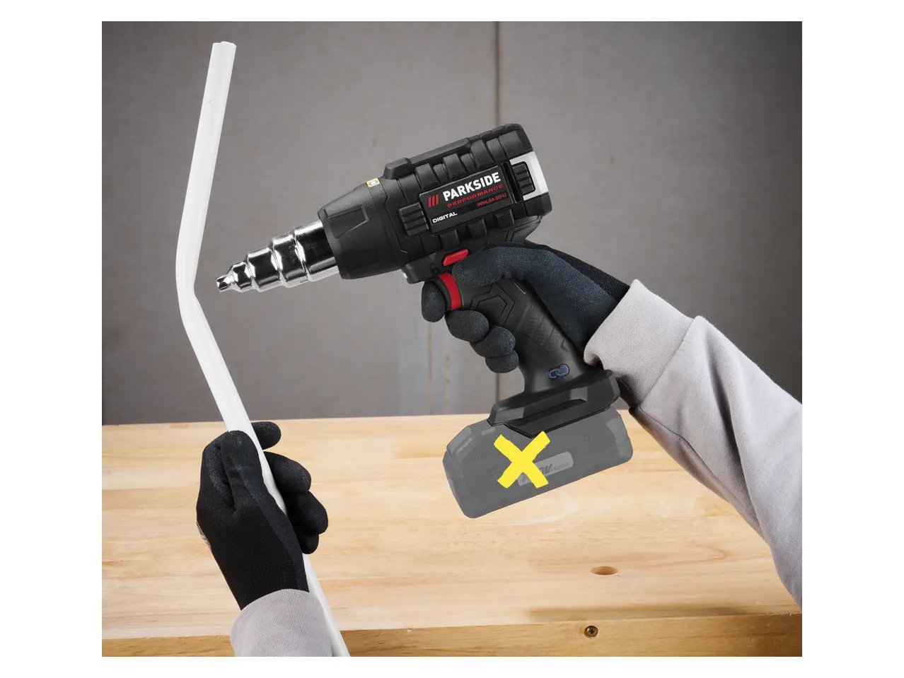 Pistola termica ricaricabile