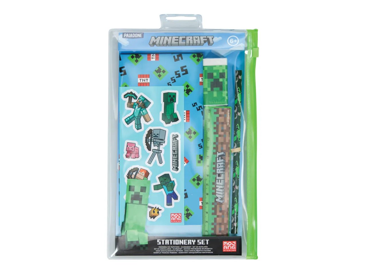 Set cancelleria o tappetino da scrivania "Minecraft, Harry Potter, Spider-Man, Barbie"