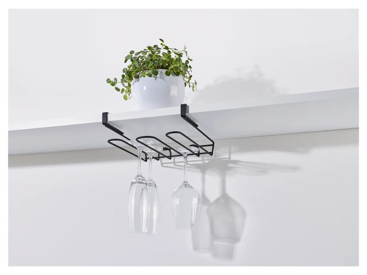 Supporto per tazze, bicchieri o portarotolo per mensola