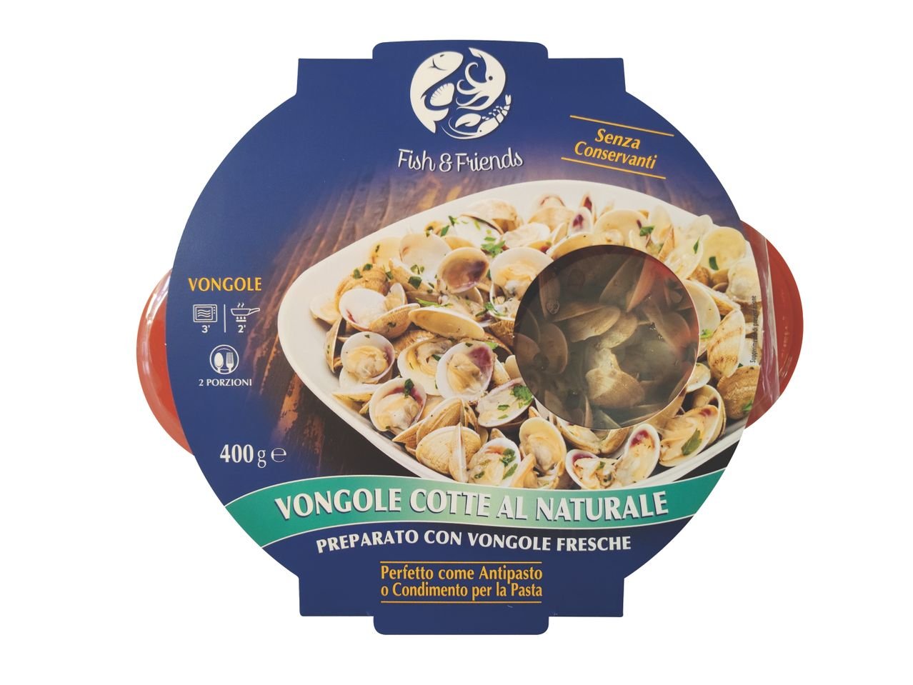 Vongole cotte al naturale