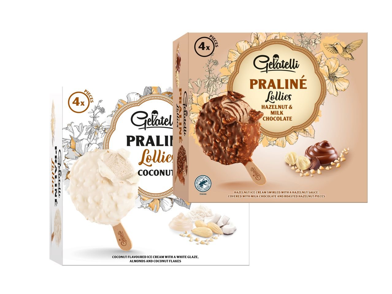 Stecco gelato pralinato