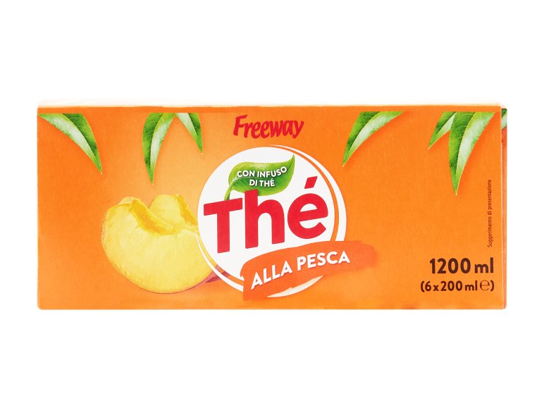 Tè da infuso alla pesca