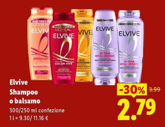 Elvive - Shampoo O Balsamo