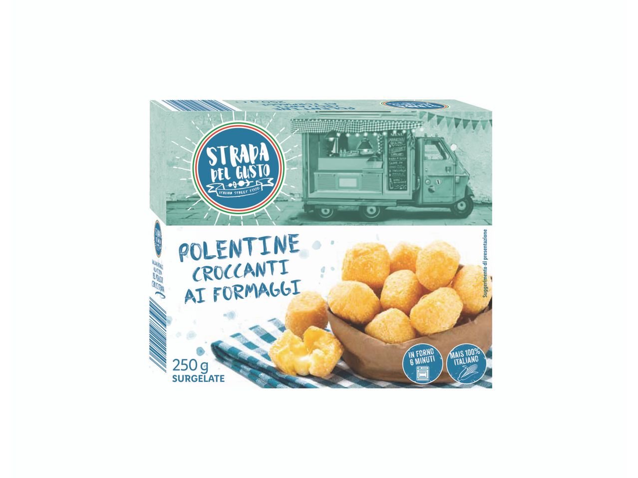 Polentine croccanti ai formaggi