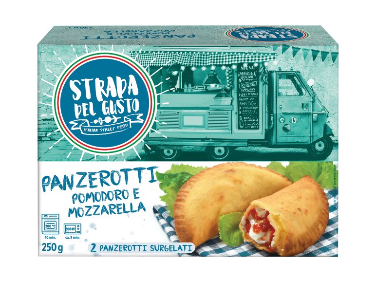 Panzerotti con pomodoro e mozzarella