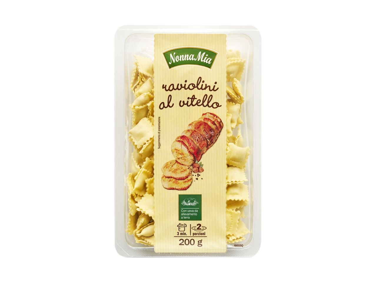 Raviolini al vitello