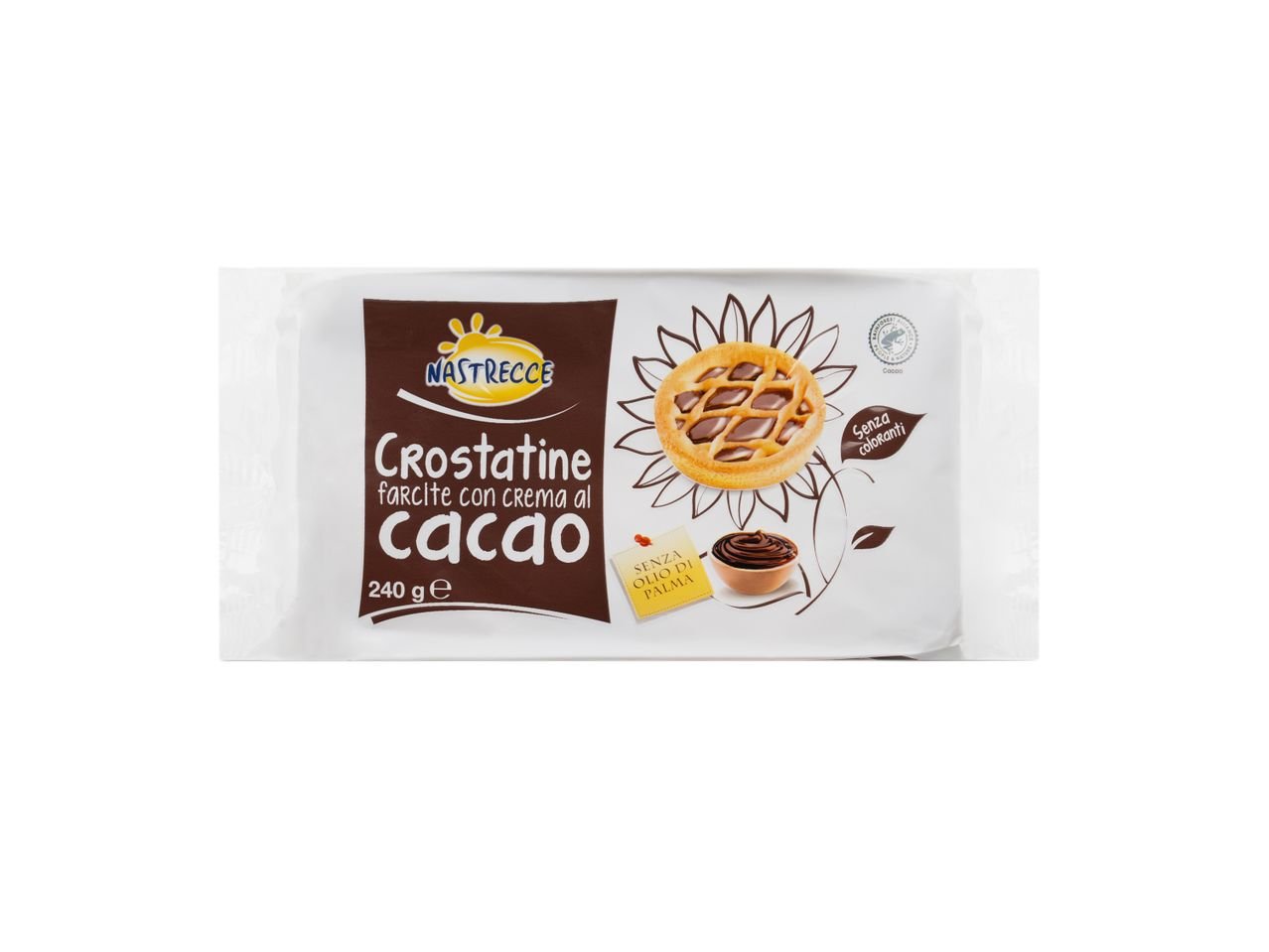 Crostatine con farcitura di cacao