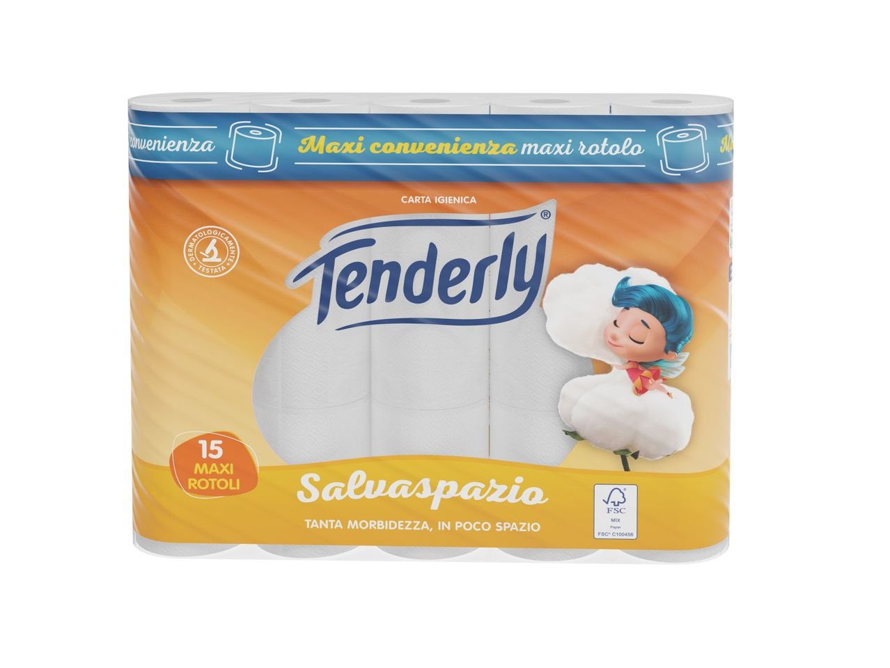 Carta igienica salvaspazio