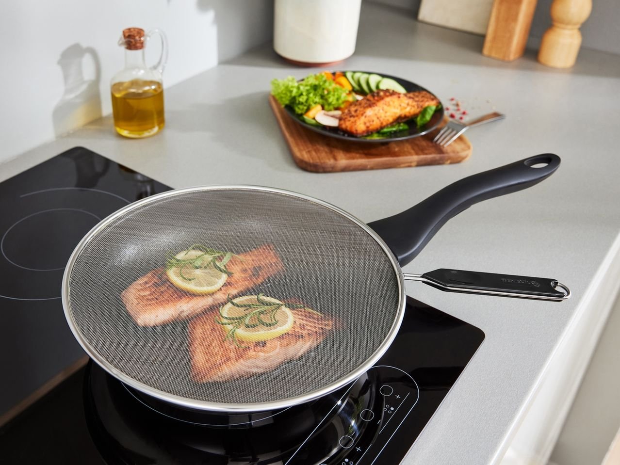 Paraspruzzi, cestello per cottura a vapore o imbuto