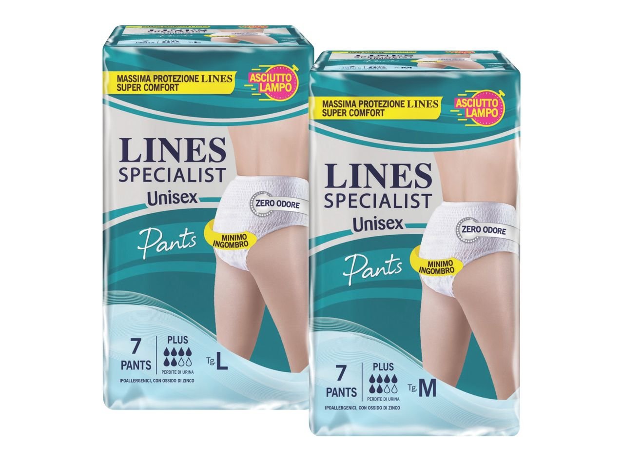 Unisex Pants - Pannolini per incontinenza Plus