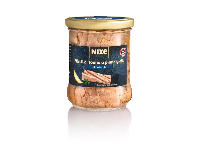 Filetti di tonno a pinne gialle al naturale