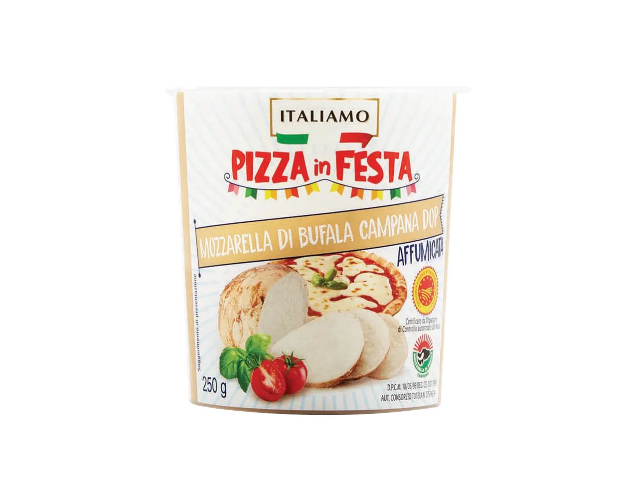 Mozzarella di Bufala Campana DOP affumicata
