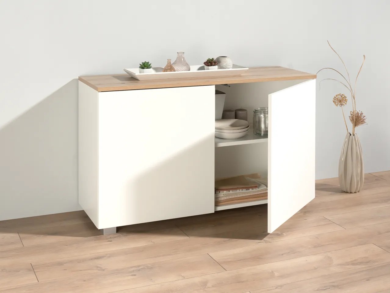 Credenza con 2 ante