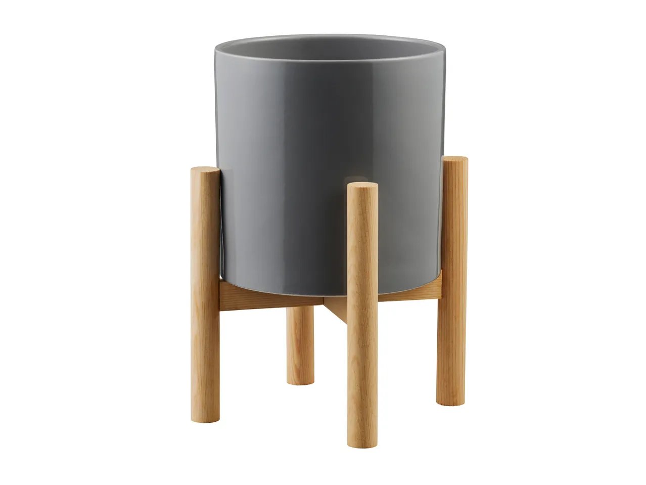 Portavaso in ceramica con supporto