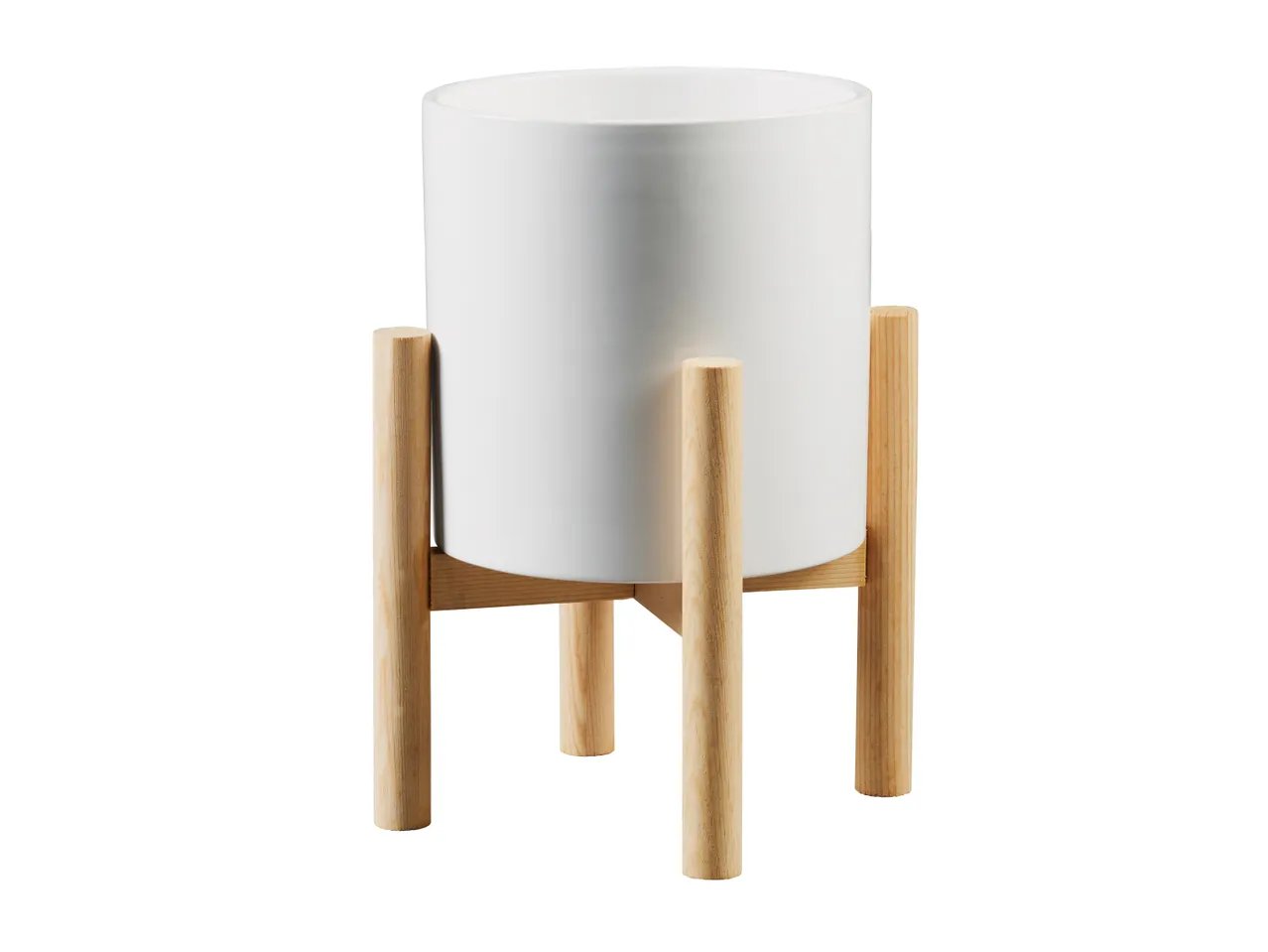 Portavaso in ceramica con supporto