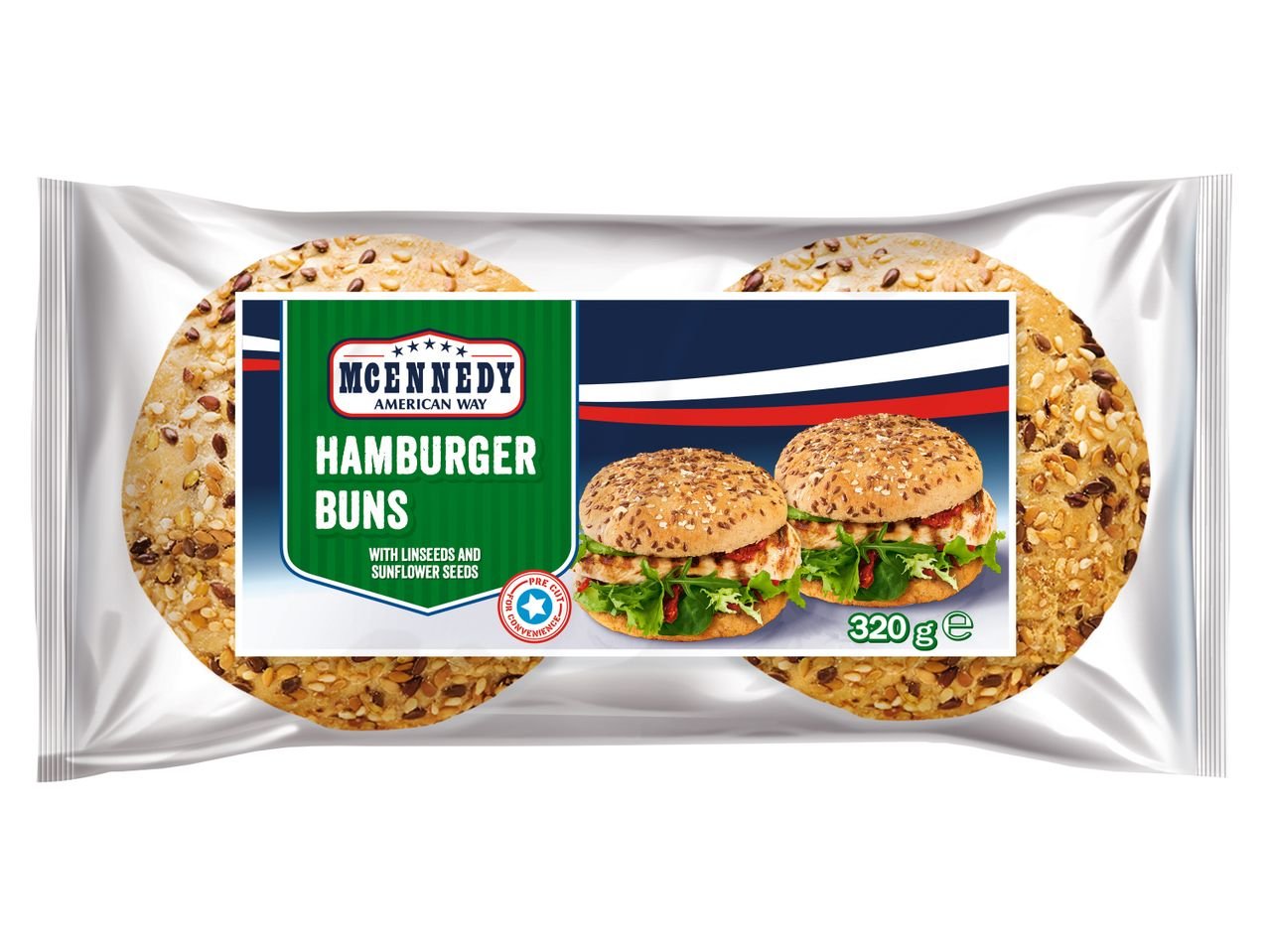 Panini morbidi con semi per burger