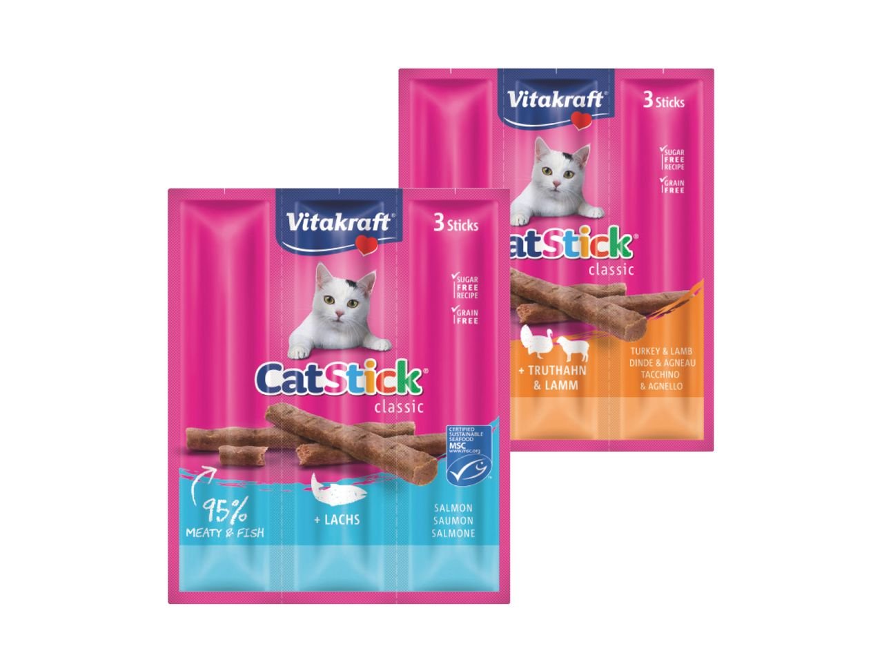 CatStick Mini Gatto, 3 Sticks