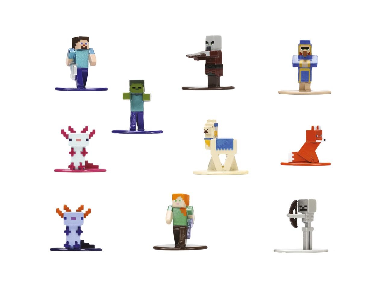 Personaggi da collezione "Marvel, Minecraft"