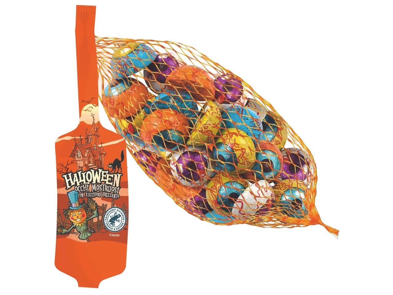 Cioccolatini di Halloween in rete