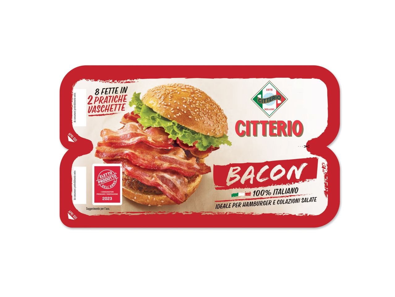 Citterio Bacon per Hamburger