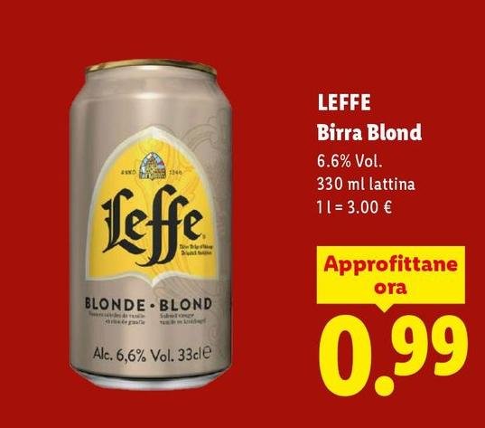 Leffe - Birra Blond