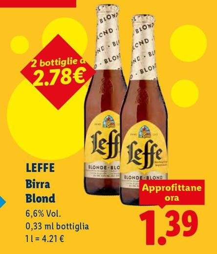 Leffe - Birra Blond