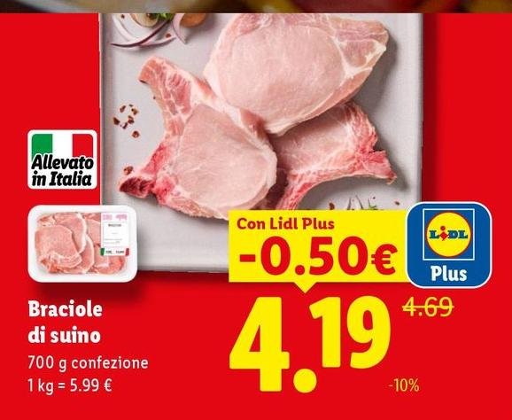 Braciole di suino