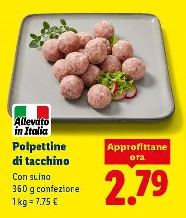 Polpettine Di Tacchino