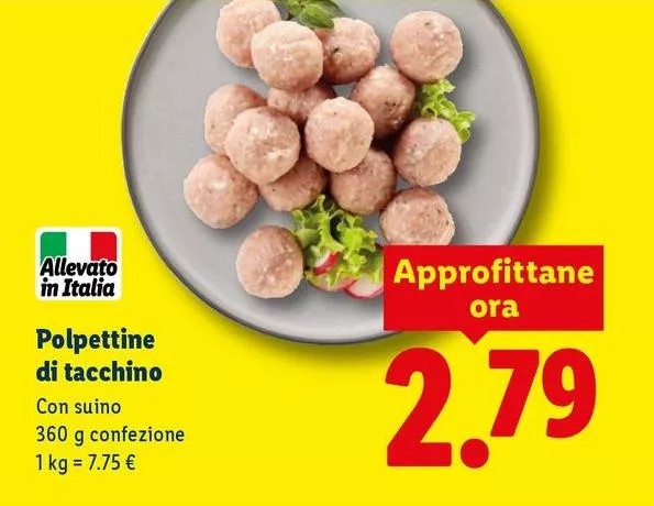 Polpettine Di Tacchino