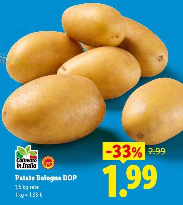 Patate Bologna DOP