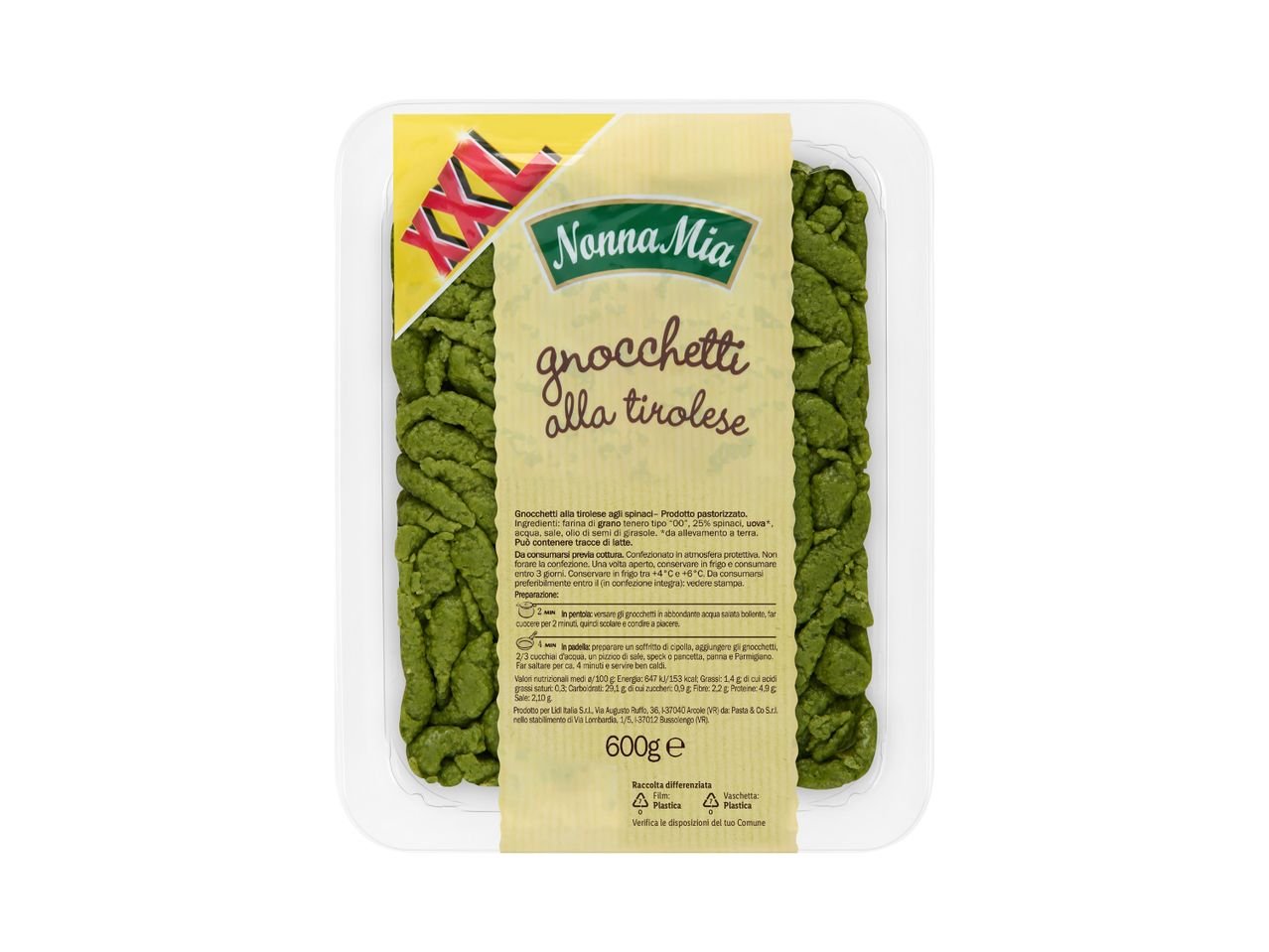 Gnocchetti alla tirolese