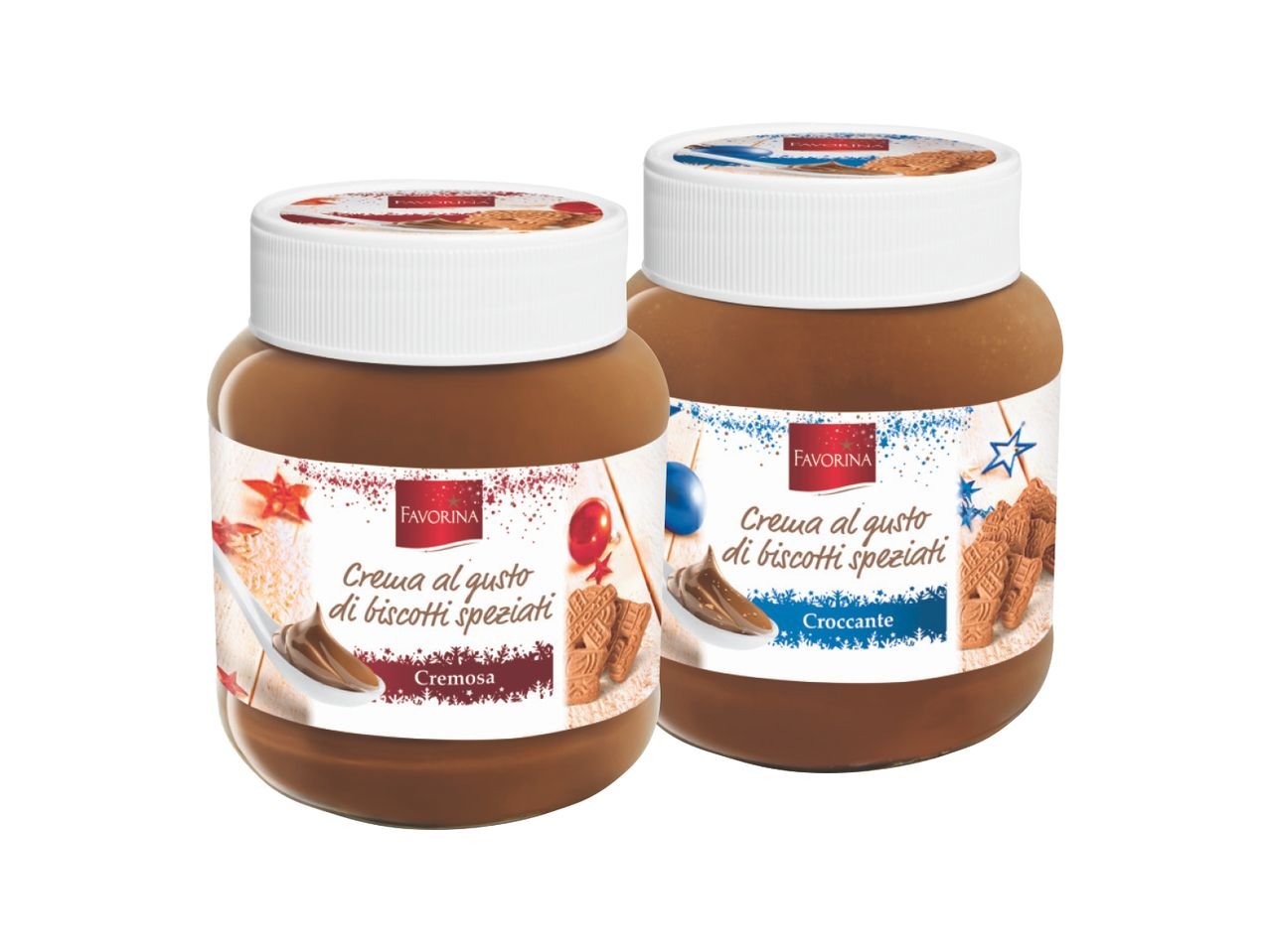 Crema spalmabile al gusto di biscotti speziati