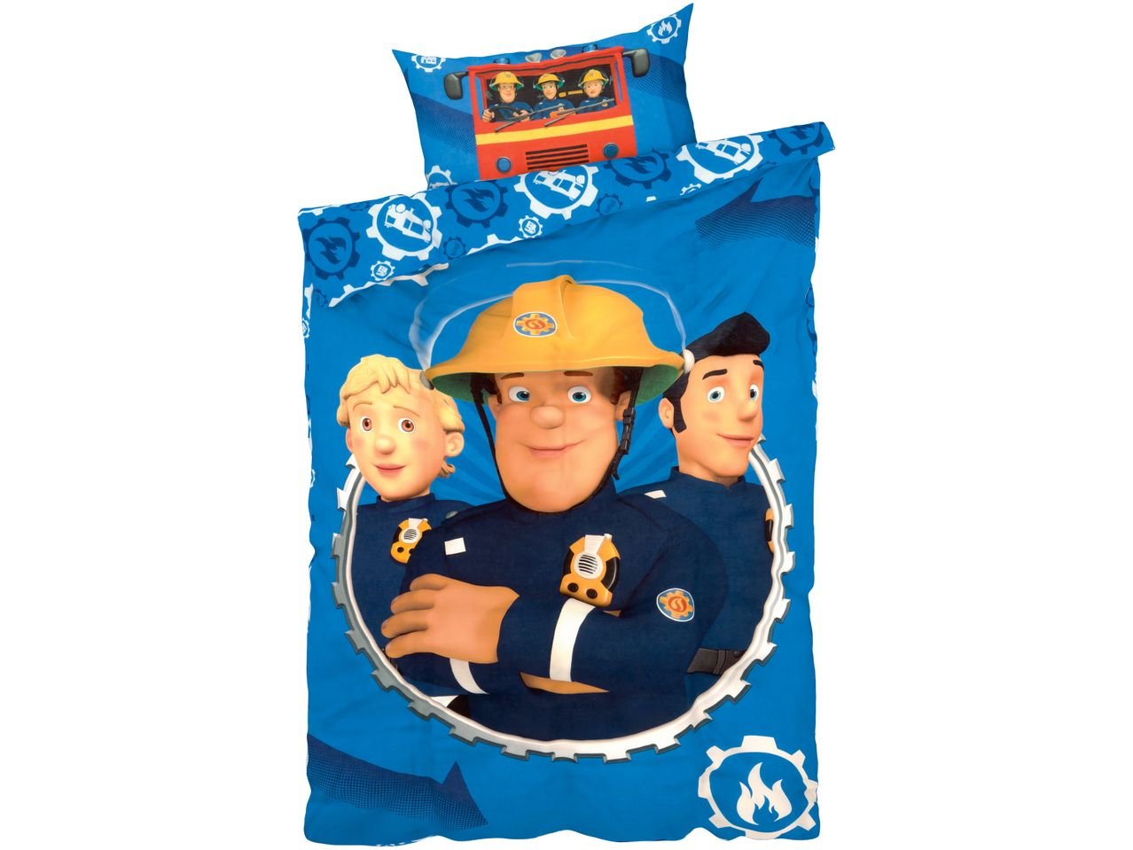 Parure copripiumino per bambini "Hello Kitty, Minions, Miraculous, Paw Patrol, Peppa Pig, Sam il Pompiere"