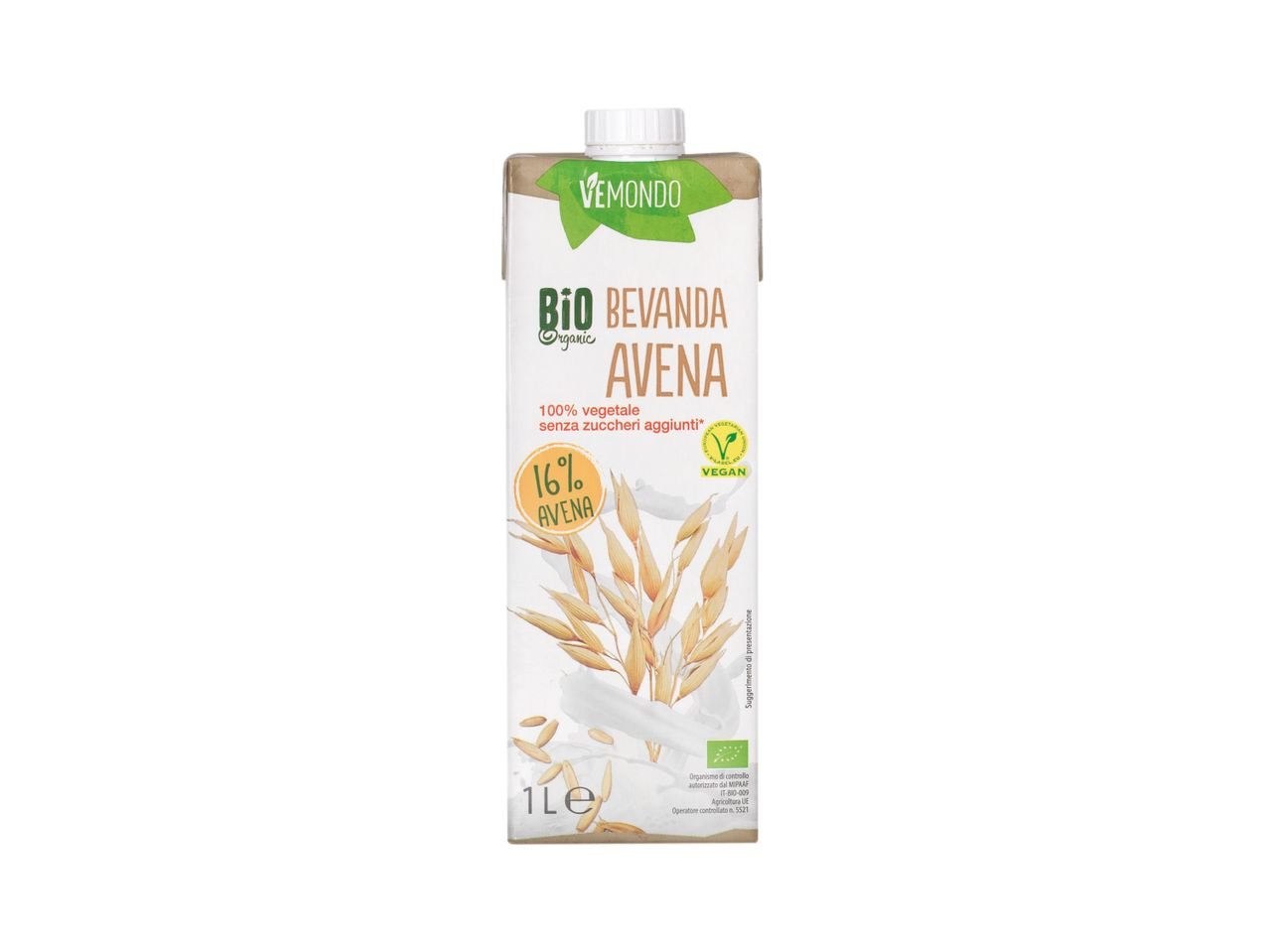Bevanda a base di avena Bio