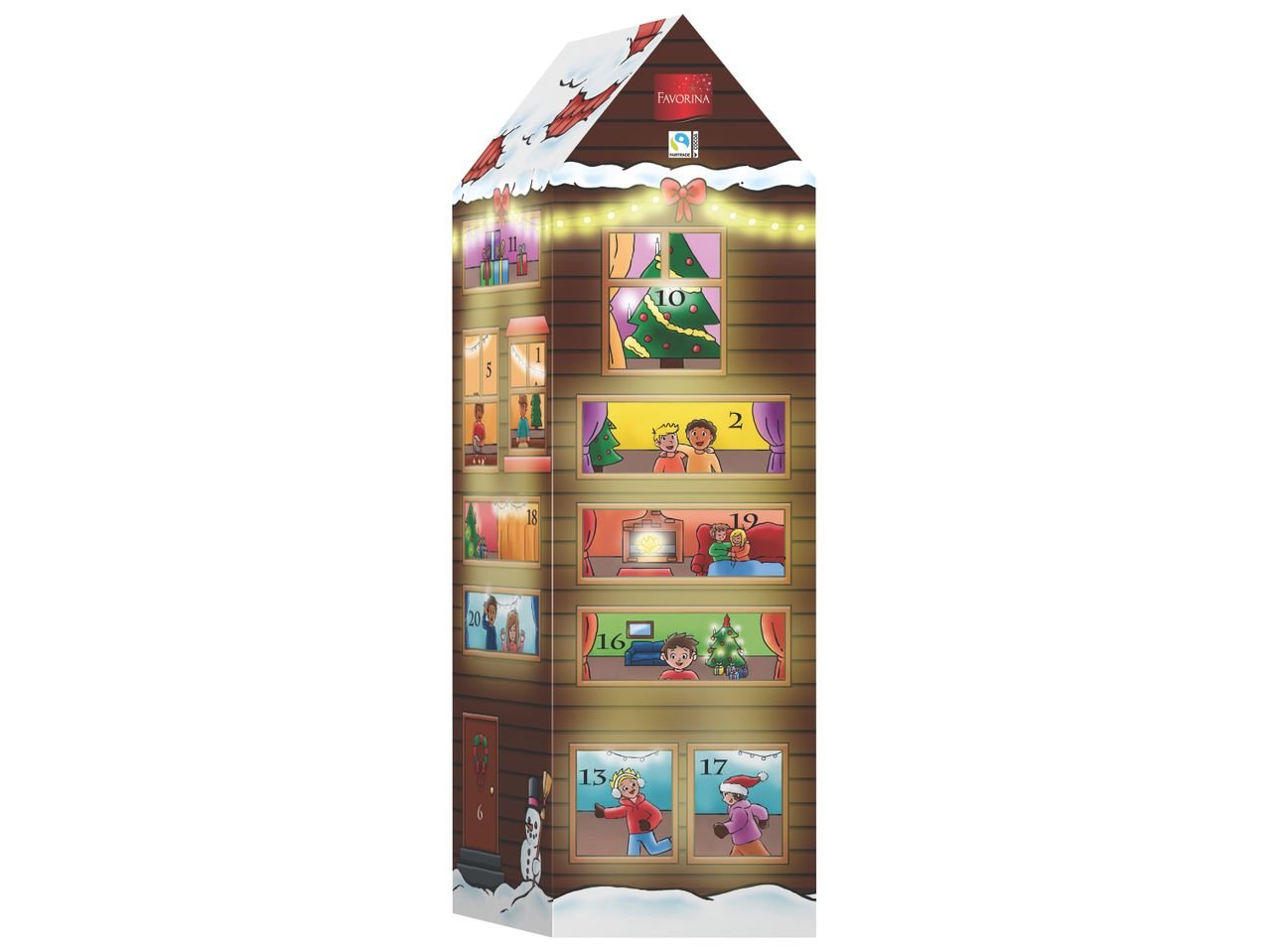 Calendario dell’avvento a forma di torre