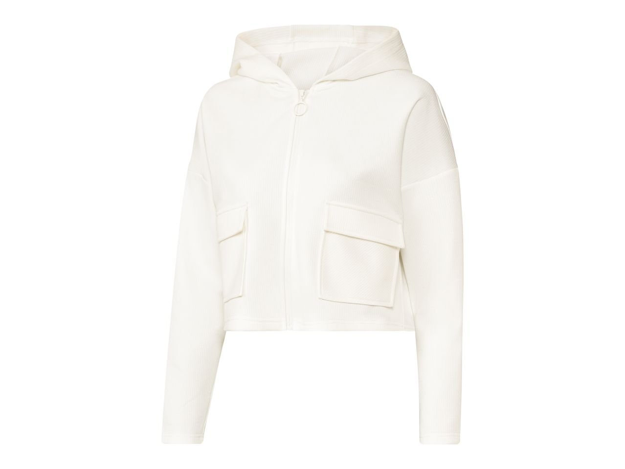 Felpa a coste a donna