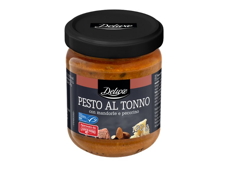Pesto al tonno con mandorle e pecorino