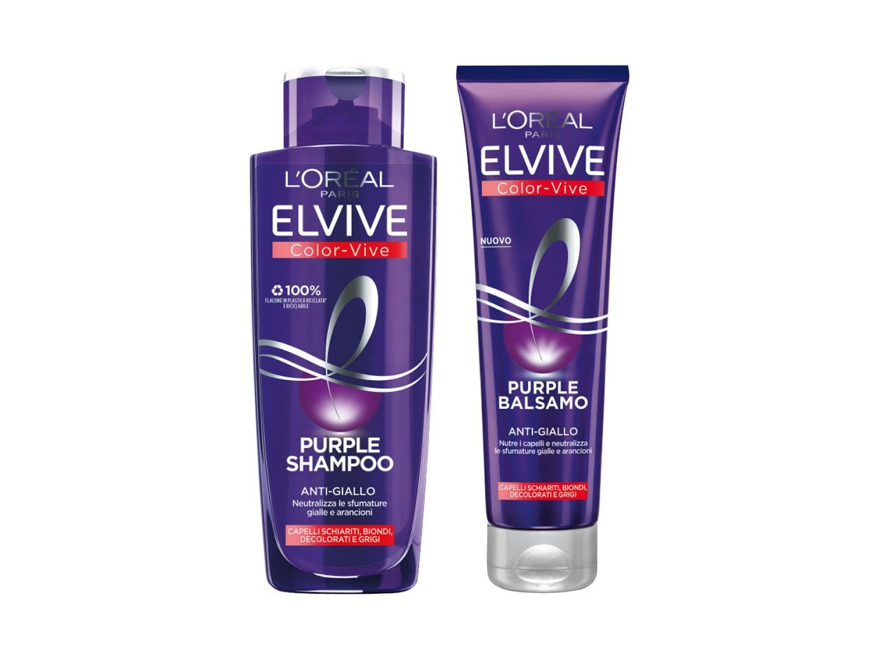 Elvive purple Shampoo/Balsamo