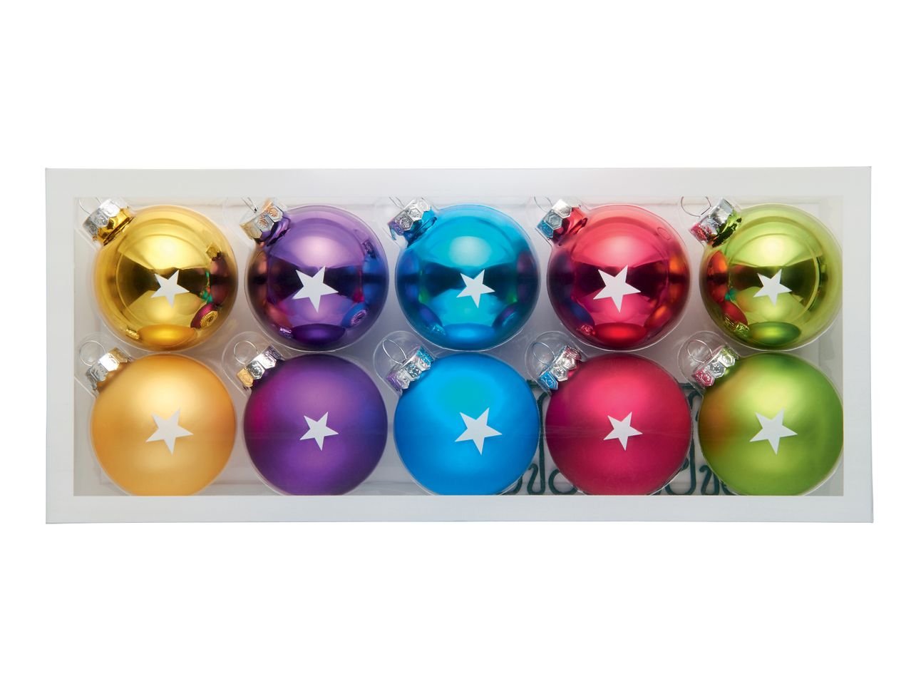 Palline natalizie in vetro