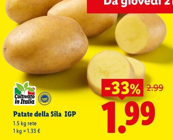 Patate Della Sila IGP