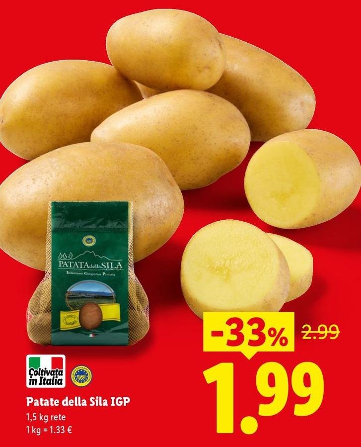 Patate Della Sila IGP